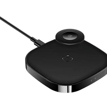 Usams CD89 Wireless Hálózati Töltő Telefon+Watch 10W fekete