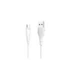 Töltő és adatkábel USB/Micro-USB csatlakozóval 2A 1 méter Borofone BX18 Optimal fehér