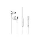Vezetékes fülhallgató, headset 3,5 mm-es Jack csatlakozóval Borofone BM36 Acura fehér