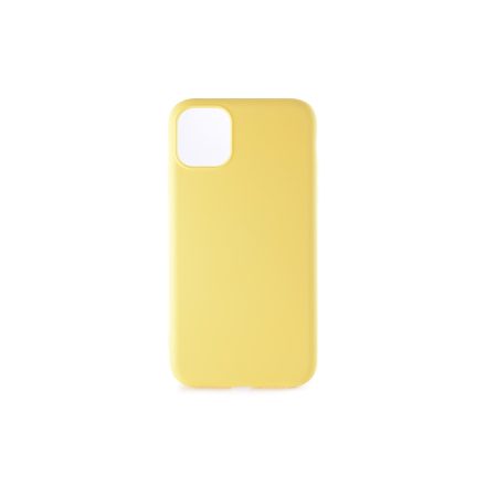 TPU gumis műanyagtok iPhone 11 TJ sárga