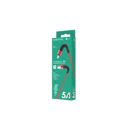 Töltő és adatkábel USB/Micro-USB csatlakozóval 2A 1 méter Borofone BX32 Munificent piros