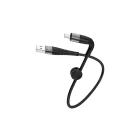 Töltő és adatkábel USB/Micro-USB csatlakozóval 2A 25 cm Borofone BX32 Munificent fekete