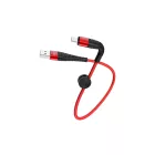 Töltő és adatkábel USB/Micro-USB csatlakozóval 2A 25 cm Borofone BX32 Munificent piros