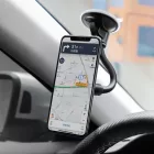 Mágneses tapadókorongos autós telefontartó Borofone BH18 Journey fekete