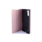 Samsung Note 10 Smart Magnetic mágneses fliptok rose gold