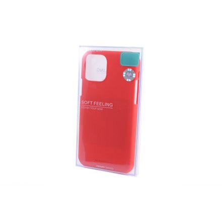 TPU műanyagtok iPhone 11 Pro Max Mercury Soft Feeling piros