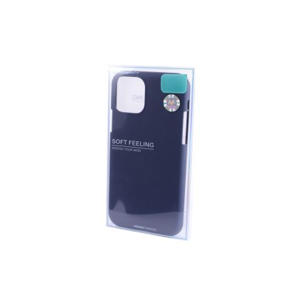 TPU műanyagtok iPhone 11 Pro Max Mercury Soft Feeling sötétkék