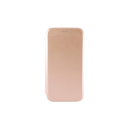 Smart Diva fliptok Huawei Mate 30 Lite ívelt mágneses oldalra nyíló tok arany