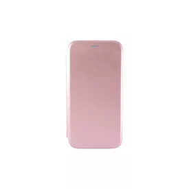   Smart Diva fliptok Huawei Mate 30 Lite ívelt mágneses oldalra nyíló tok rose gold
