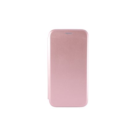 Smart Diva fliptok Huawei Mate 30 Lite ívelt mágneses oldalra nyíló tok rose gold