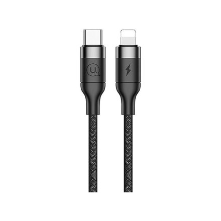 Töltő és adatkábel Type-C/Lightning csatlakozóval PD 30W 1.2 méter Usams SJ350 U31 fekete