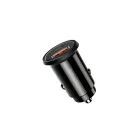 USB/Type-C csatlakozós autós gyorstöltő Usams CC086 C12 (Pd) fekete