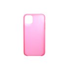 Matt TPU plexi telefontok fényes szélekkel iPhone 11 Pro Max pink