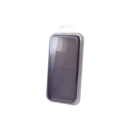 Fényes TPU Szélű Plexi Tok iPhone 11 Pro Max fekete