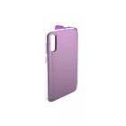 Clear view Samsung Galaxy A30S A307F / A50 A505F oldalra nyíló tok viola