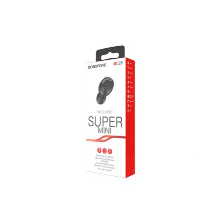 Bluetooth-os mono headset Borofone BC28 Shiny Sound Mini fekete