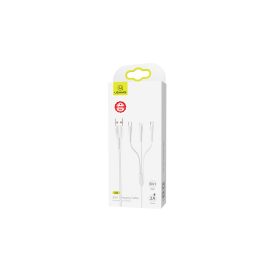  Töltő és adatkábel 3in1 Type-C/Lightning/Micro-USB csatlakozóval 2A 1 méter Usams SJ367 U35 fehér