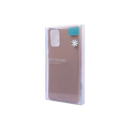 TPU műanyagtok Samsung Galaxy S20 G980F Mercury Soft Feeling drapp