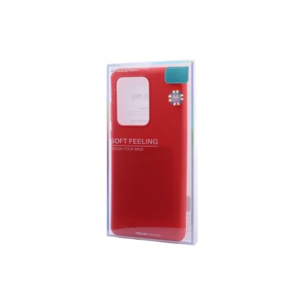 TPU műanyagtok Samsung Galaxy S20 Ultra G988F Mercury Soft Feeling piros