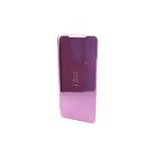 Clear view Samsung Galaxy S20 Ultra G988F oldalra nyíló tok rose gold