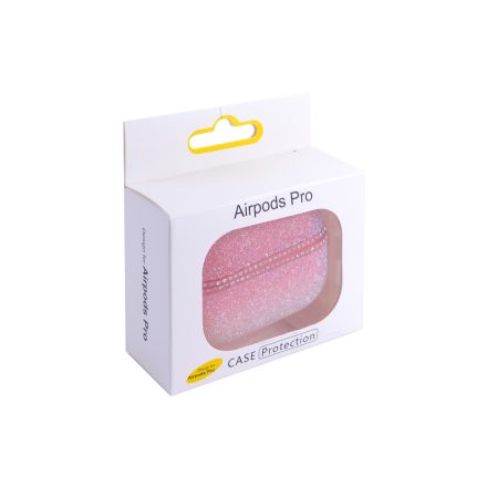 Airpods Pro tok apró gyöngyös pink