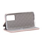 Smart Diva fliptok Huawei P40 ívelt mágneses oldalra nyíló tok rose gold