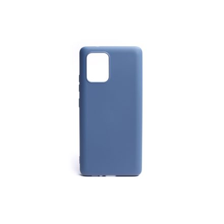Gumis TPU műanyagtok Samsung Galaxy S10 Lite G770F TJ sötétkék