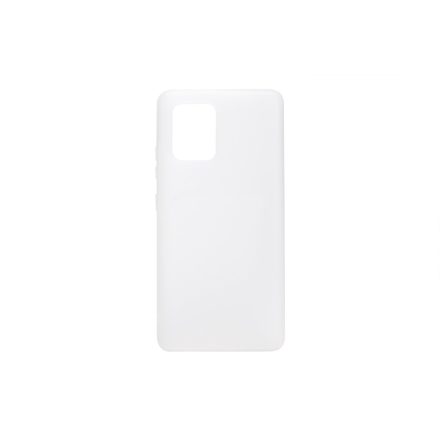 Matt TPU műanyagtok Samsung Galaxy S10 Lite G770F fehér
