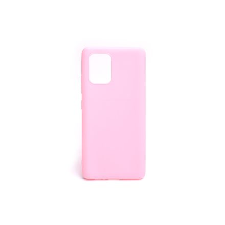 Matt TPU műanyagtok Samsung Galaxy S10 Lite G770F pink