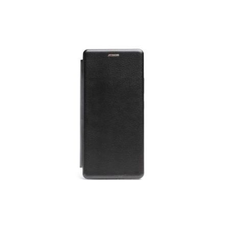 Smart Diva fliptok Samsung Galaxy S10 Lite G770F ívelt mágneses oldalra nyíló tok fekete