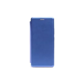 Samsung S10 Lite Smart Diva ívelt mágneses fliptok sötétkék