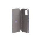 Samsung S10 Lite Smart Diva ívelt mágneses fliptok sötétkék