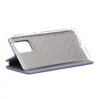 Samsung S10 Lite Smart Diva ívelt mágneses fliptok sötétkék