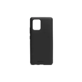  TPU műanyagtok Samsung Galaxy S10 Lite Mercury Soft Feeling fekete
