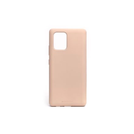 TPU műanyagtok Samsung Galaxy S10 Lite Mercury Soft Feeling drapp