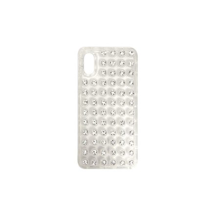 TPU köves műanyagtok iPhone XS Max átlátszó