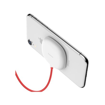 Baseus Suction Cup tapadókorongos 10W wireless gyorstöltő fehér