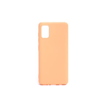Gumis TPU műanyagtok Samsung Galaxy A41 A415F TJ narancs