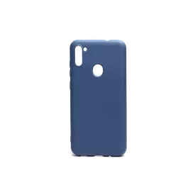   Gumis TPU műanyagtok Samsung Galaxy A11 A115F TJ sötétkék
