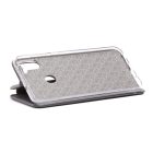 Samsung A11 Smart Diva ívelt mágneses fliptok fekete