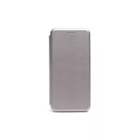 Samsung A11 Smart Diva ívelt mágneses fliptok grafit