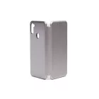 Samsung A11 Smart Diva ívelt mágneses fliptok grafit