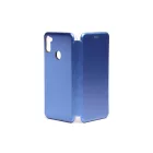 Samsung A11 Smart Diva ívelt mágneses fliptok kék