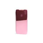 Clear view Samsung Galaxy A11 A115F oldalra nyíló tok rose gold