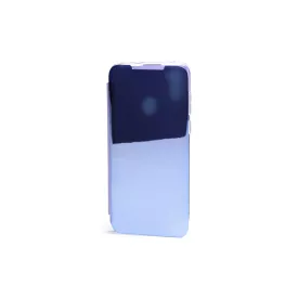 Clear view Samsung Galaxy A11 A115F oldalra nyíló tok kék