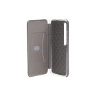 Smart Diva fliptok Xiaomi Mi 10 ívelt mágneses oldalra nyíló tok fekete