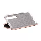 Smart Diva fliptok Xiaomi Mi 10 ívelt mágneses oldalra nyíló tok rose gold