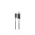Töltő és adatkábel Lightning csatlakozóval 2.4A 1 méter Hoco X24 Pisces fekete