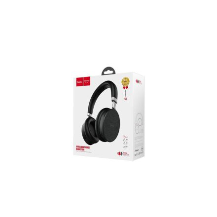 Bluetooth fejhallgató, stereo headset Hoco S3 Nature Sound fekete