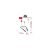 Bluetooth fülhallgató, headset Hoco S2 Joyful Sport fekete